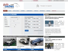 Tablet Screenshot of guiacoches.com